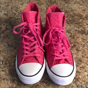 Converse High Top Neoprene Vivid Pink Size 9